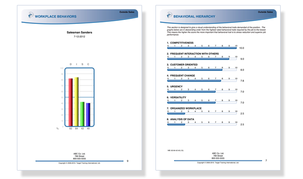 DISC job profile