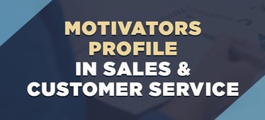 Motivators Profile in Sales & Customer Service | Profiling & Assessment Tools