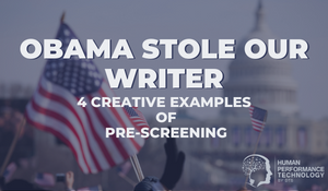 Obama Stole Our Writer - 4 Creative Examples of Pre-Screening | Recruitment & Selection