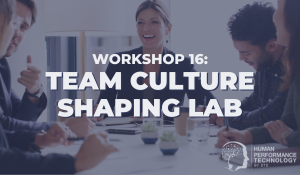 Team Culture Shaping Lab | Organisational Excellence Workshop Series