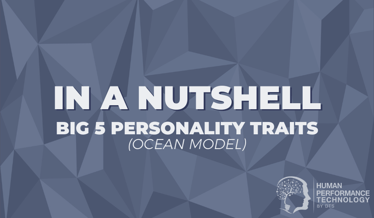 In a Nutshell: Big 5 Personality Traits (OCEAN Model) | Human Resources 